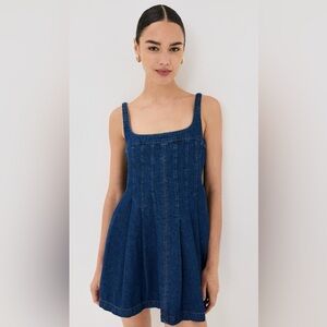 NWT Reformation Violet Denim Mini Dress